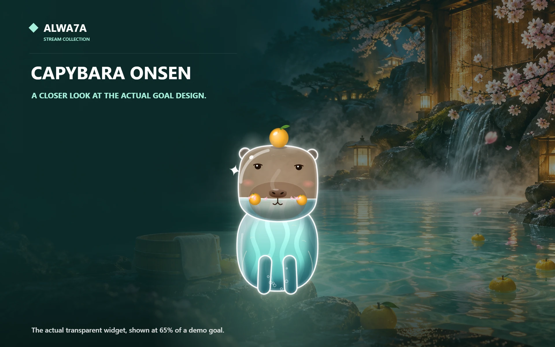 Capybara Onsen — Actual product close-up