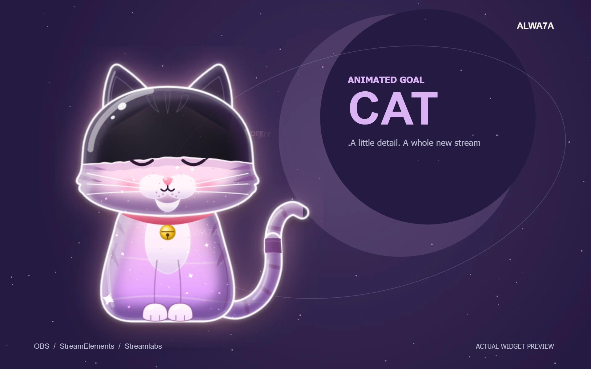 Cat — Animated Goal Widget