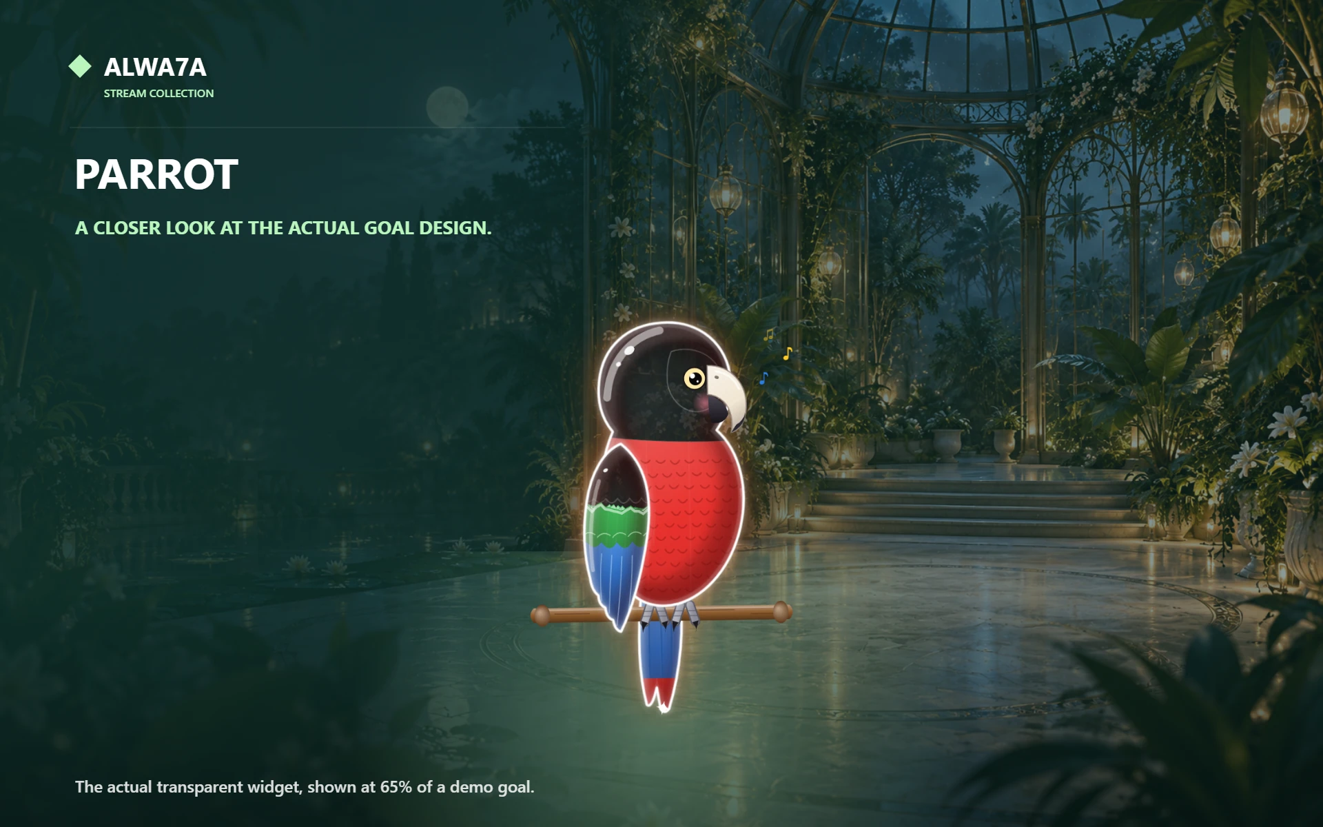 Parrot — Actual product close-up