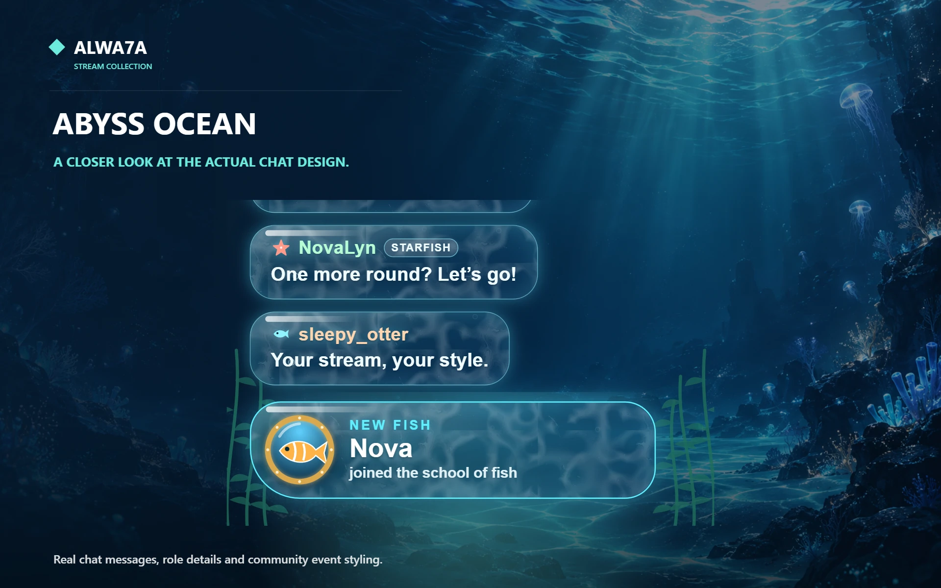 Abyss Ocean — Actual product close-up