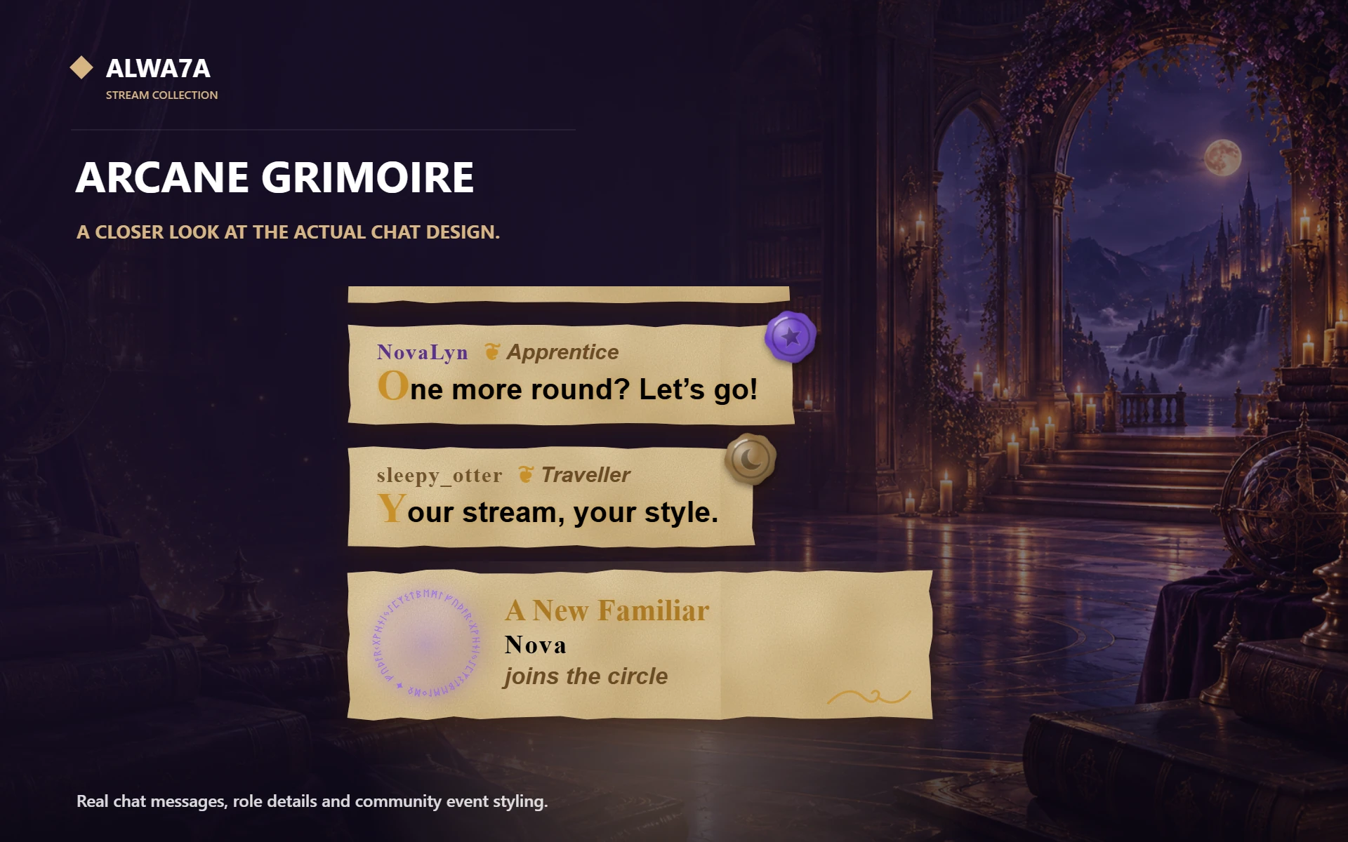 Arcane Grimoire — Actual product close-up