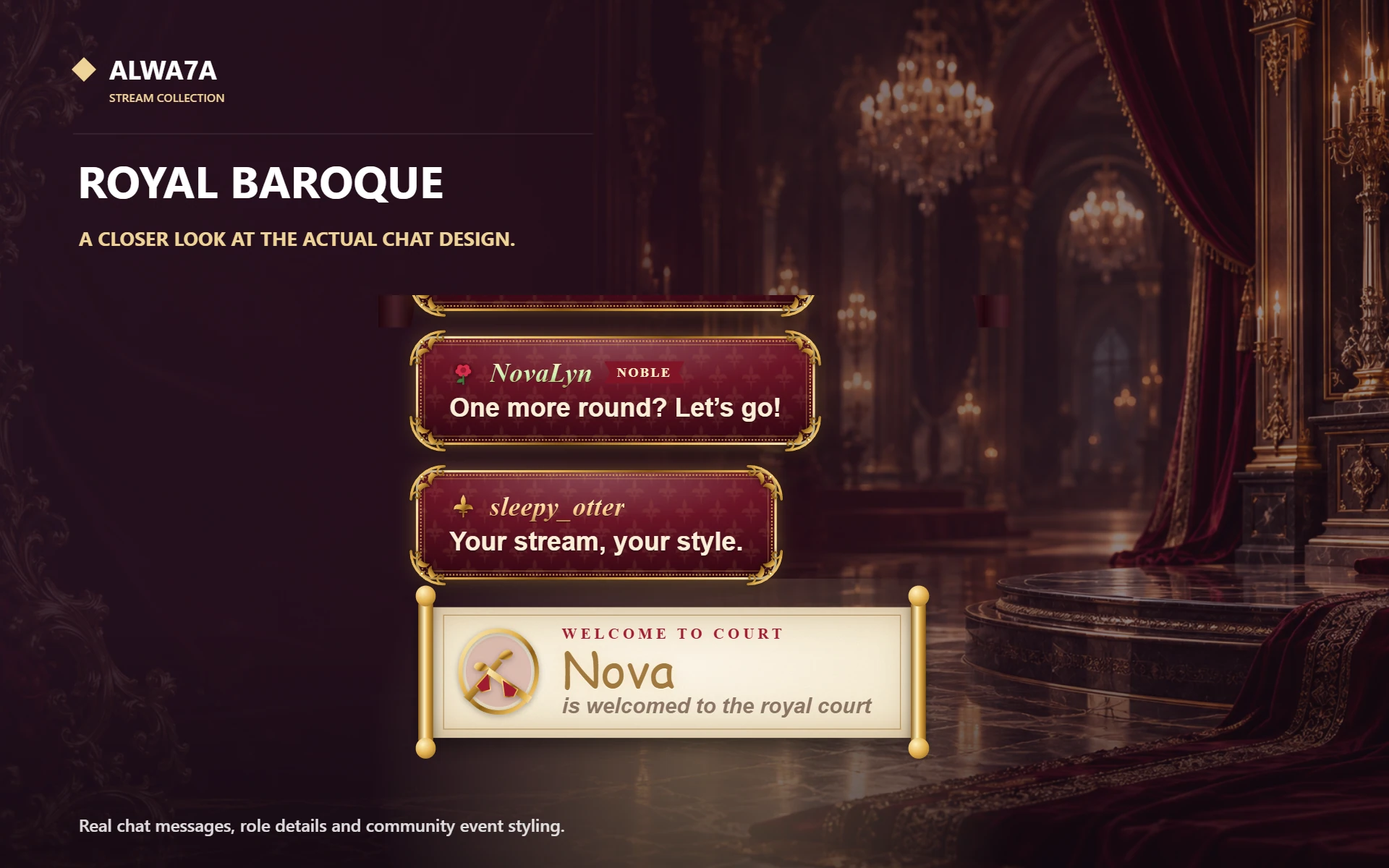 Royal Baroque — Actual product close-up