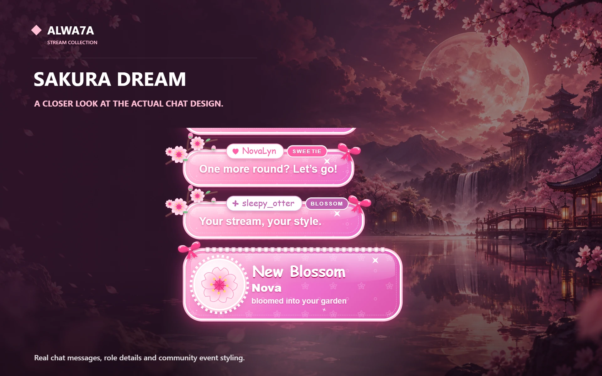 Sakura Dream — Actual product close-up