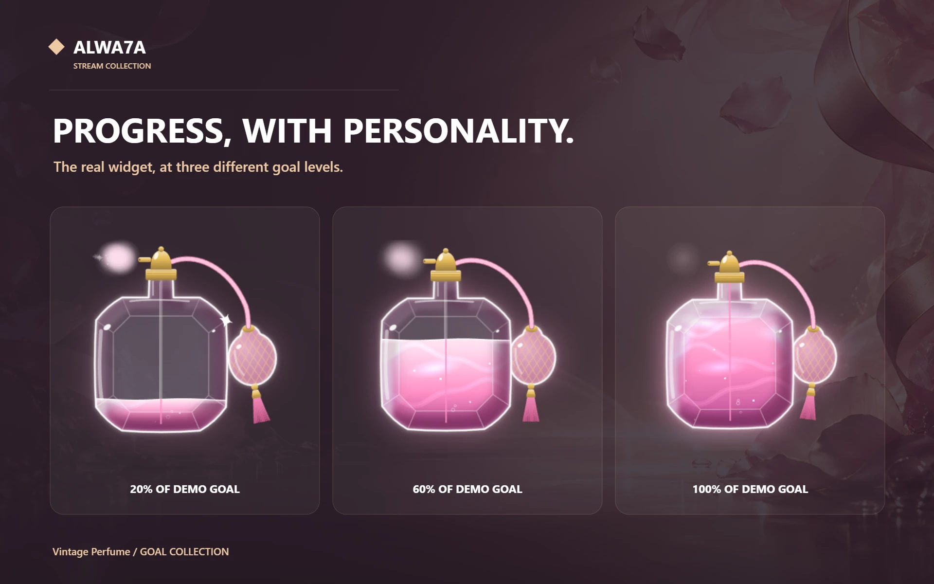 Vintage Perfume — Actual design details