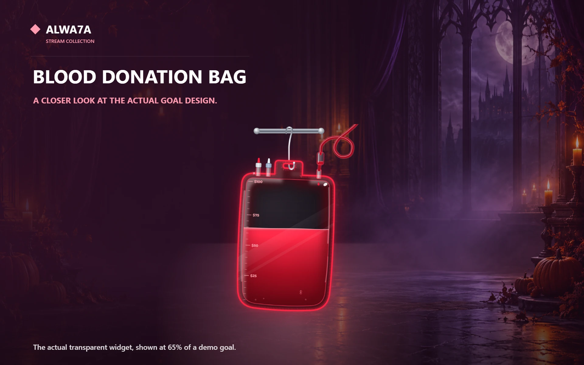 Blood Donation Bag — Actual product close-up