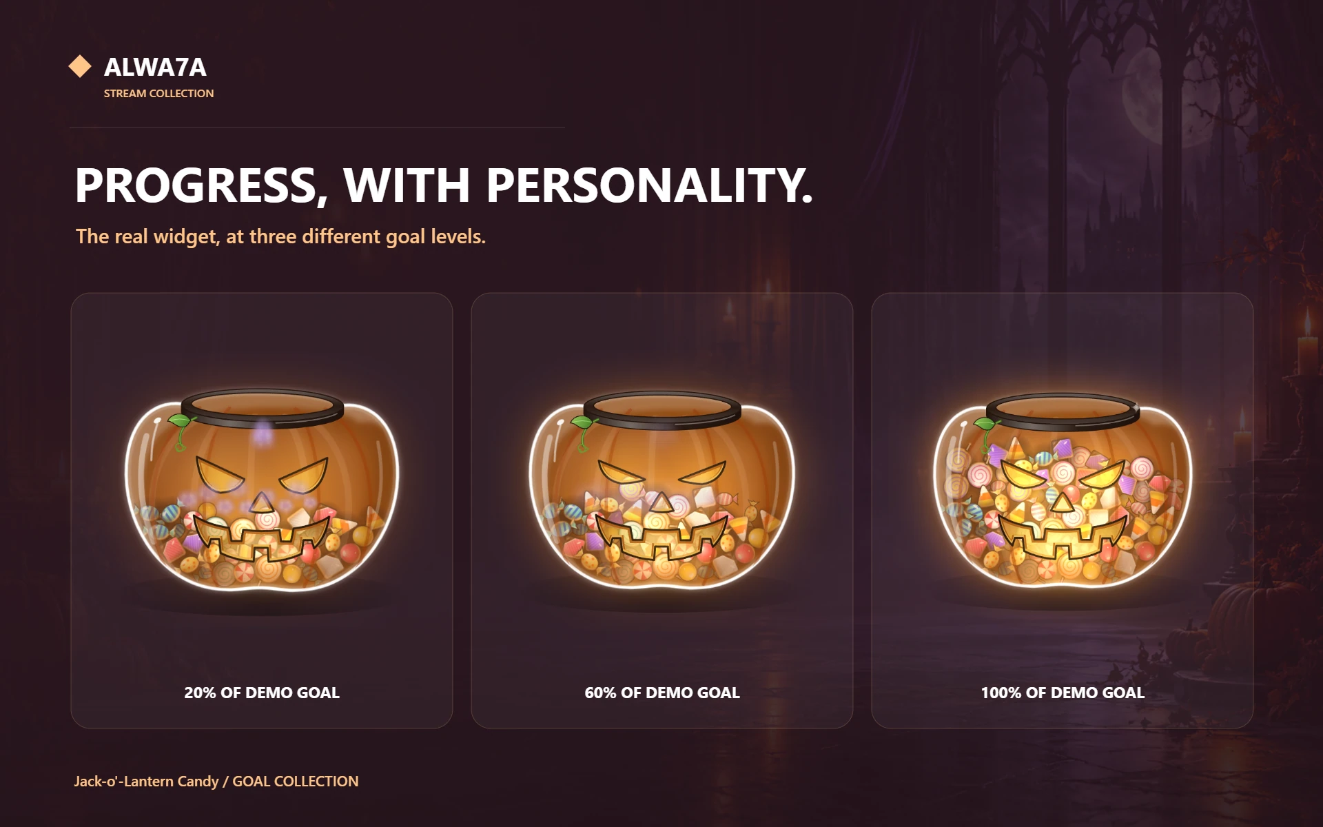 Jack-o'-Lantern Candy — Actual design details