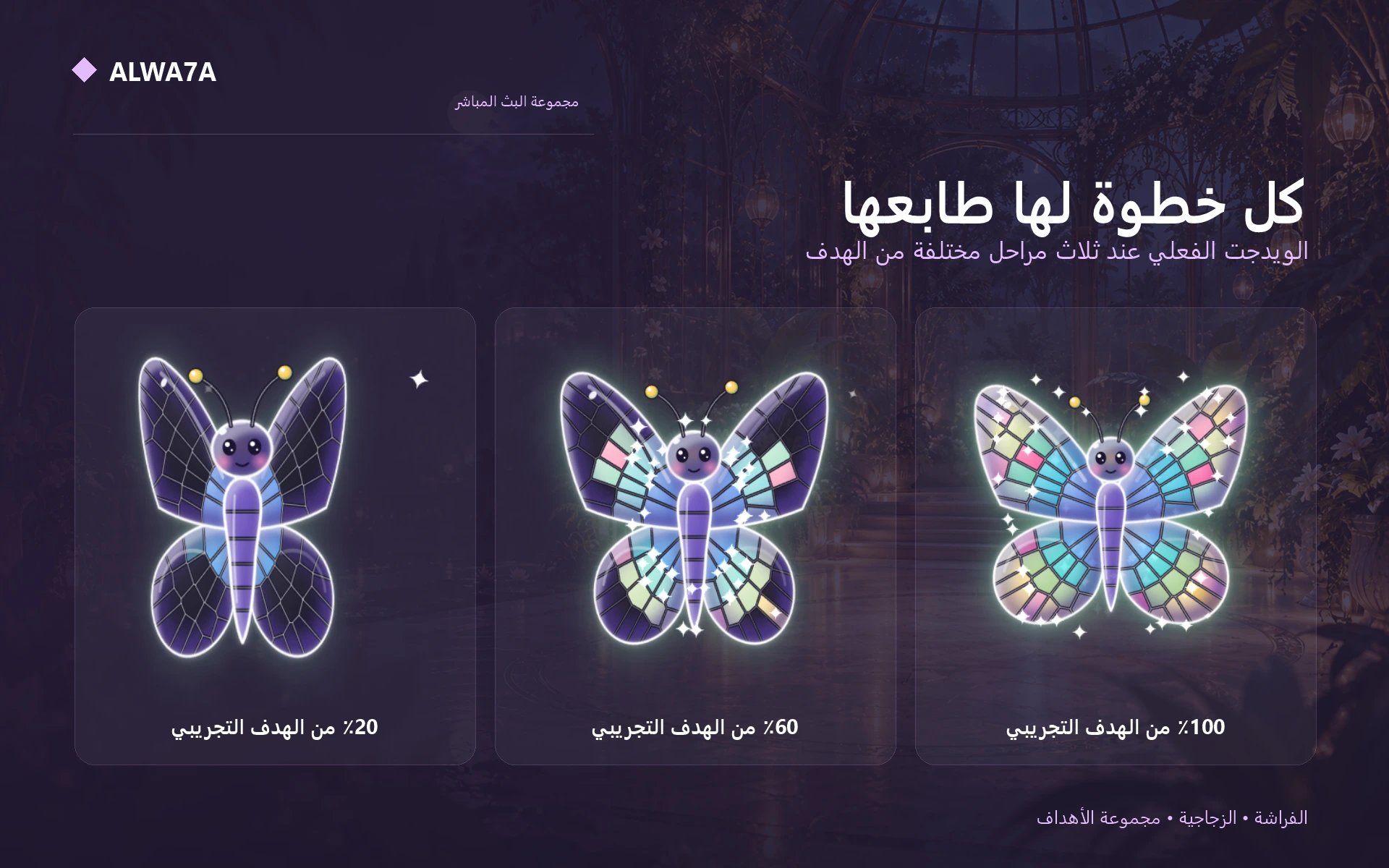 Stained Glass Butterfly — Actual design details
