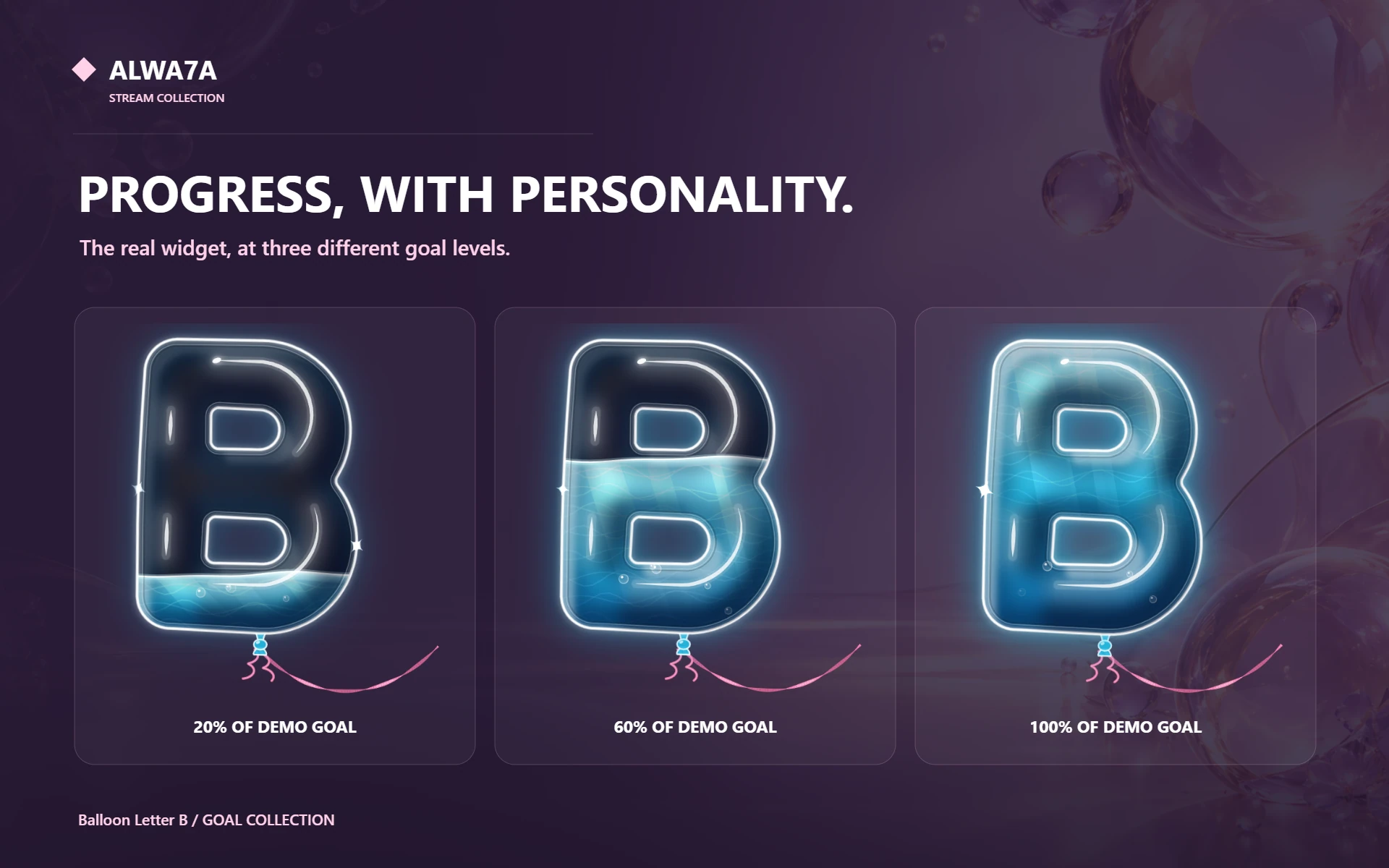 Balloon Letter B — Actual design details