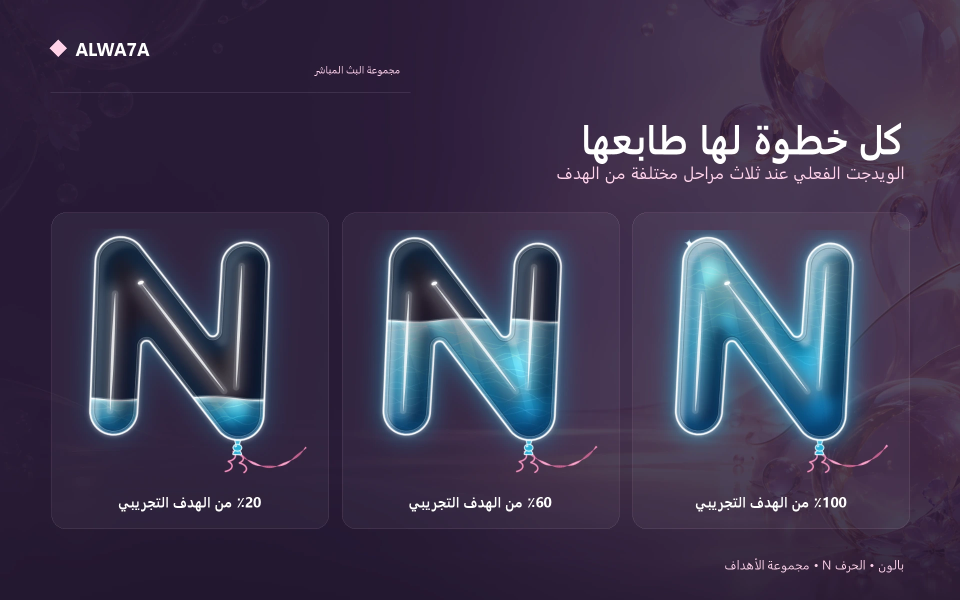 Balloon Letter N — Actual design details