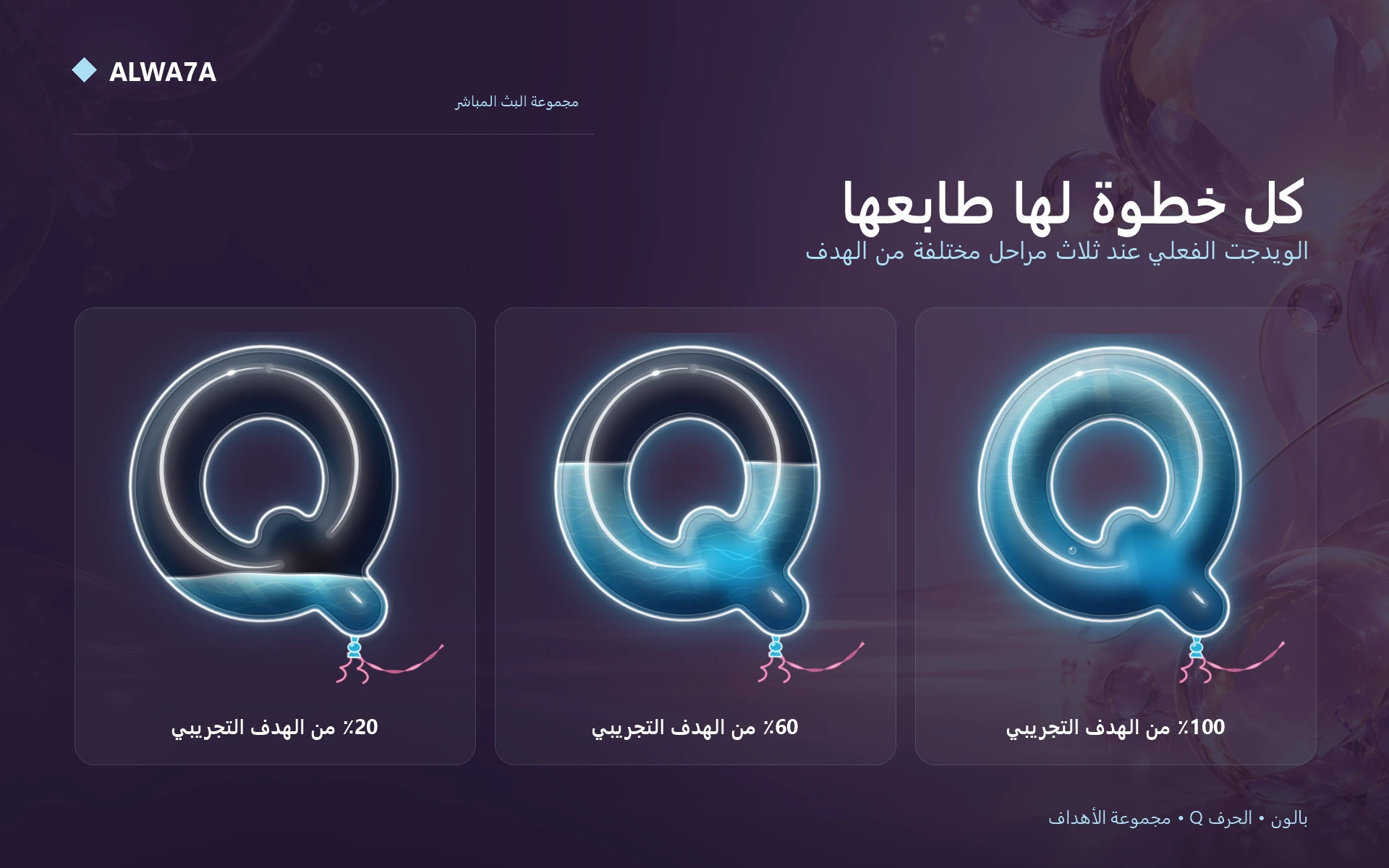 Balloon Letter Q — Actual design details