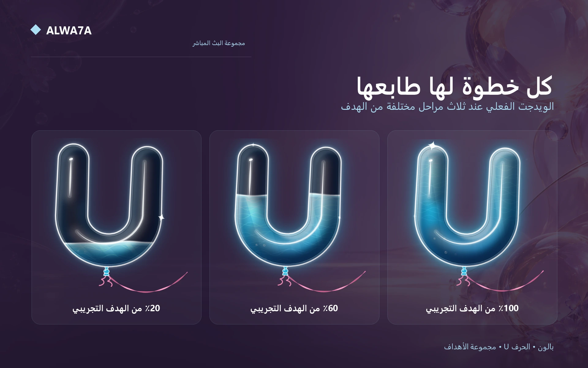 Balloon Letter U — Actual design details
