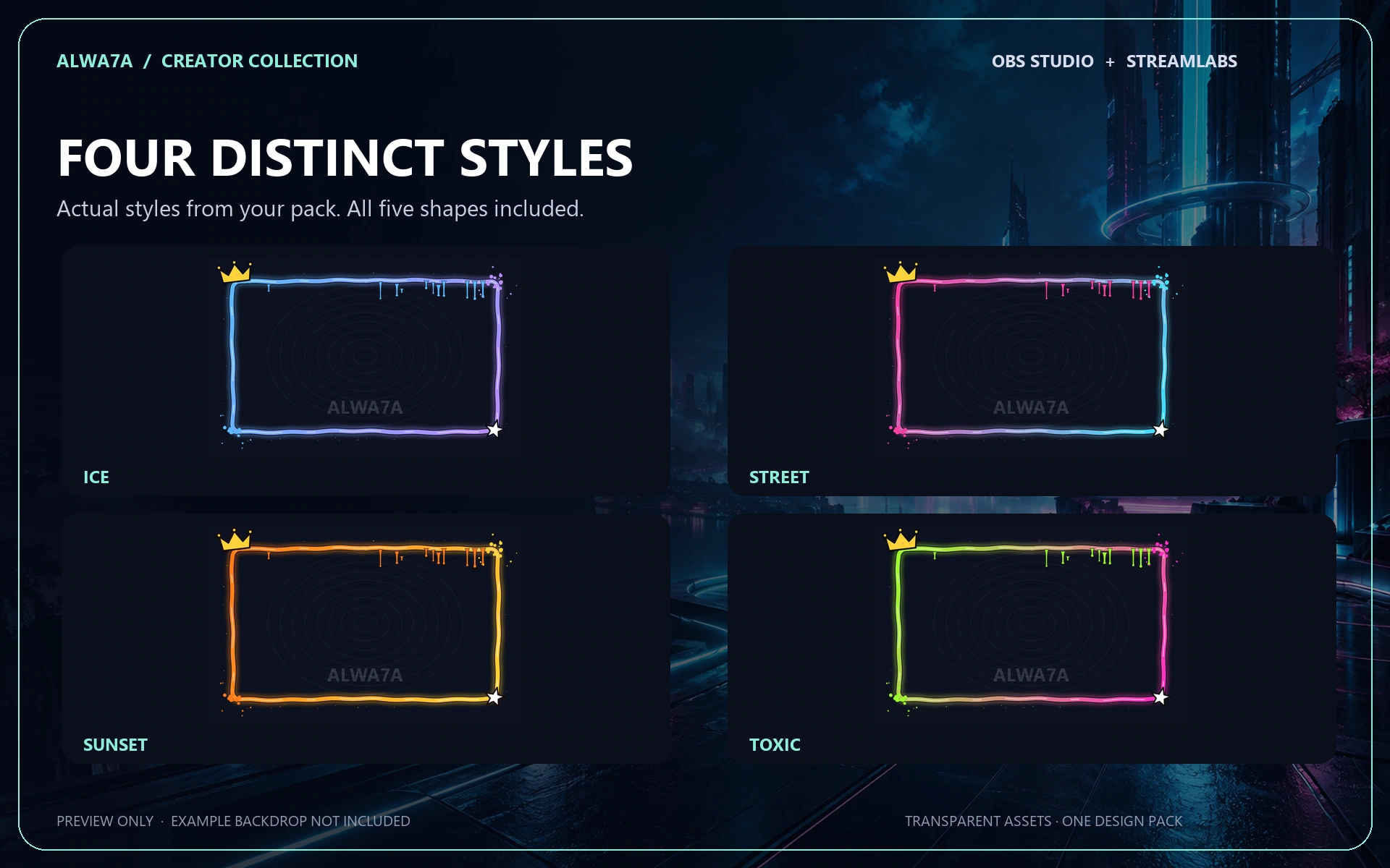 Graffiti Spray — Animated Facecam Pack — Design details