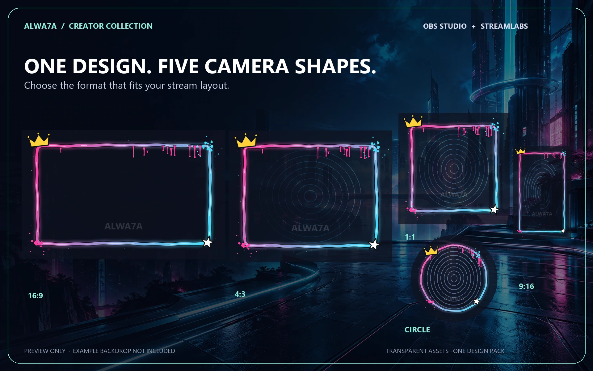 Graffiti Spray — Animated Facecam Pack — Design details