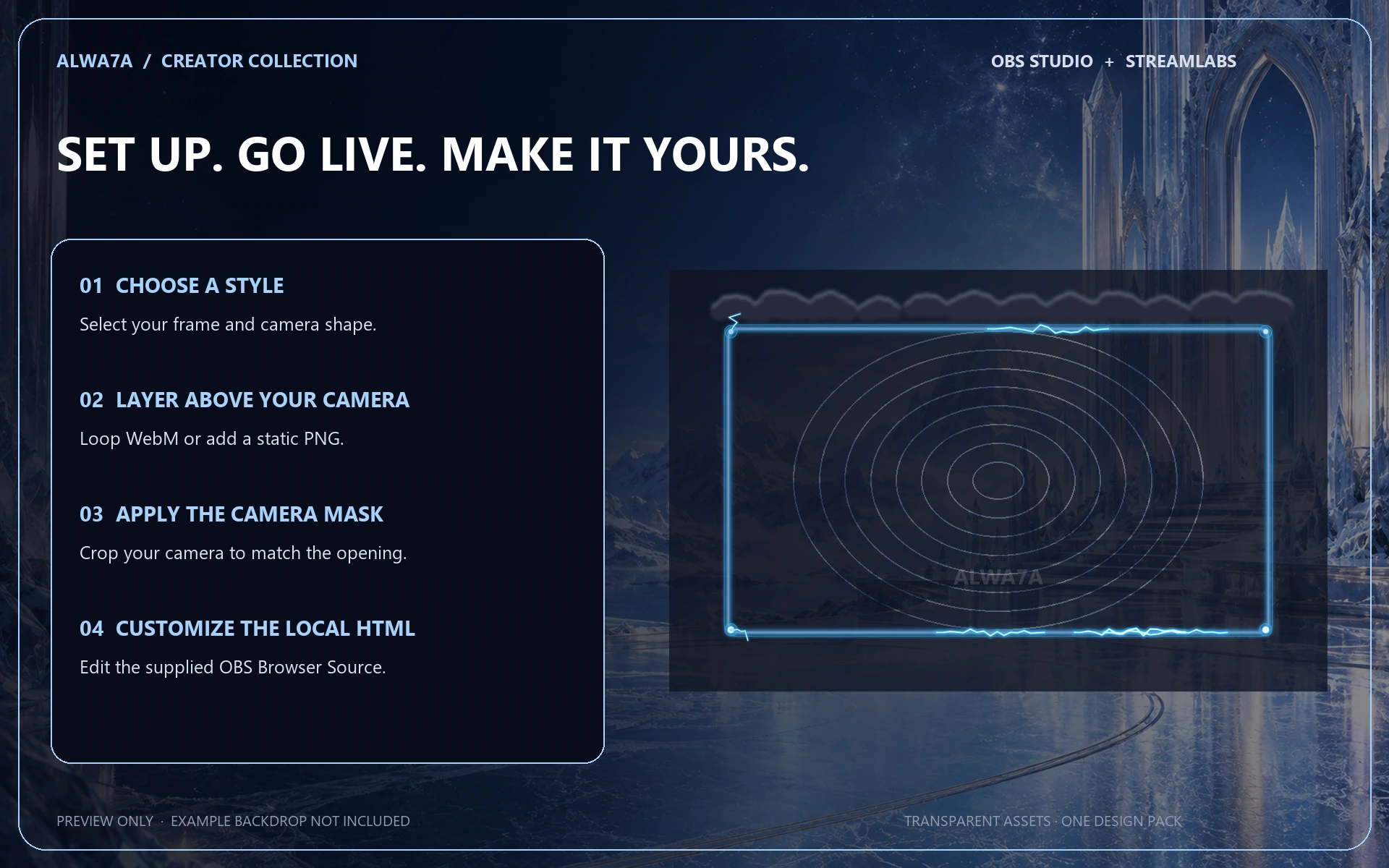 Thunder Storm — Animated Facecam Pack — Design details
