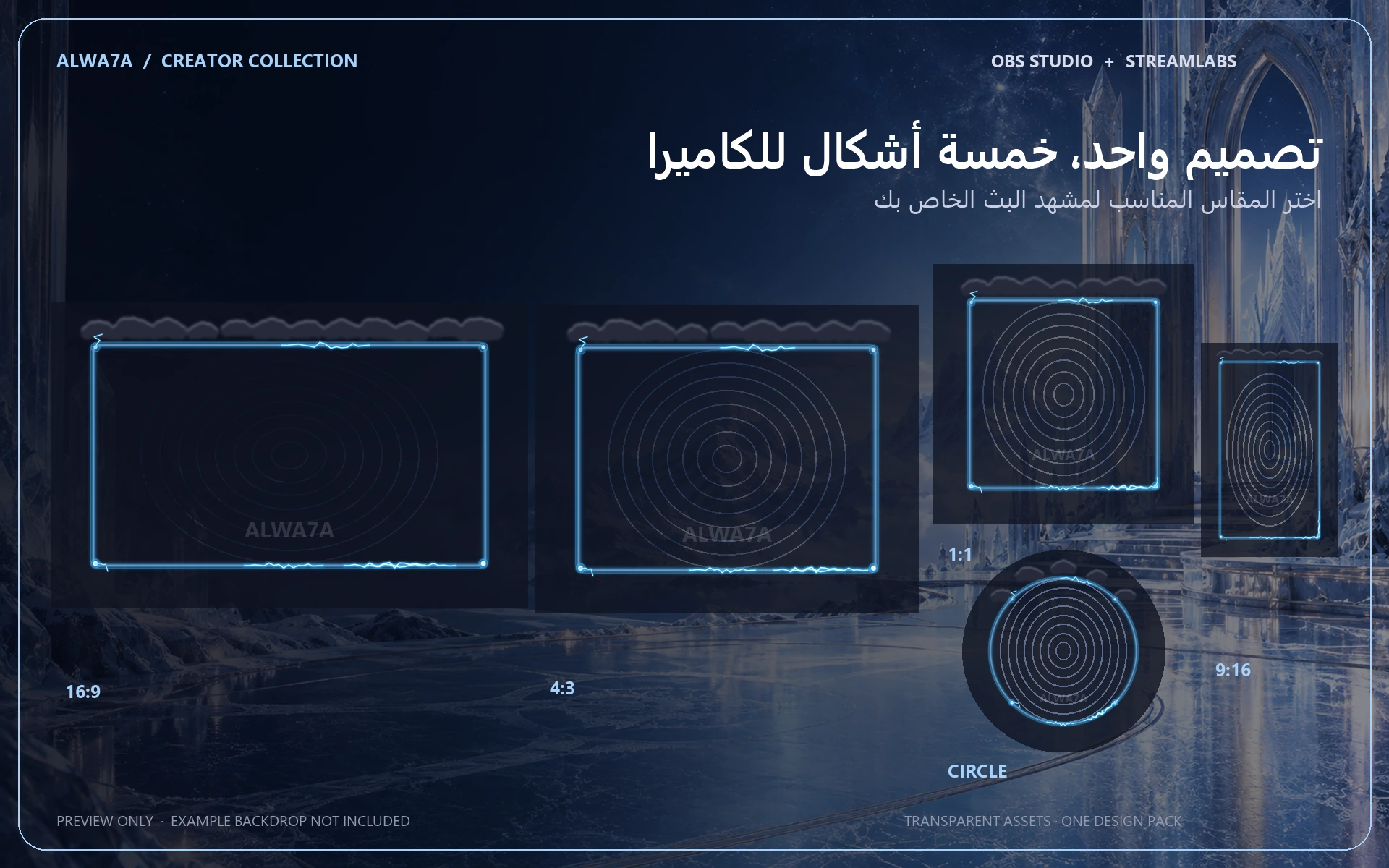 Thunder Storm — Animated Facecam Pack — Design details