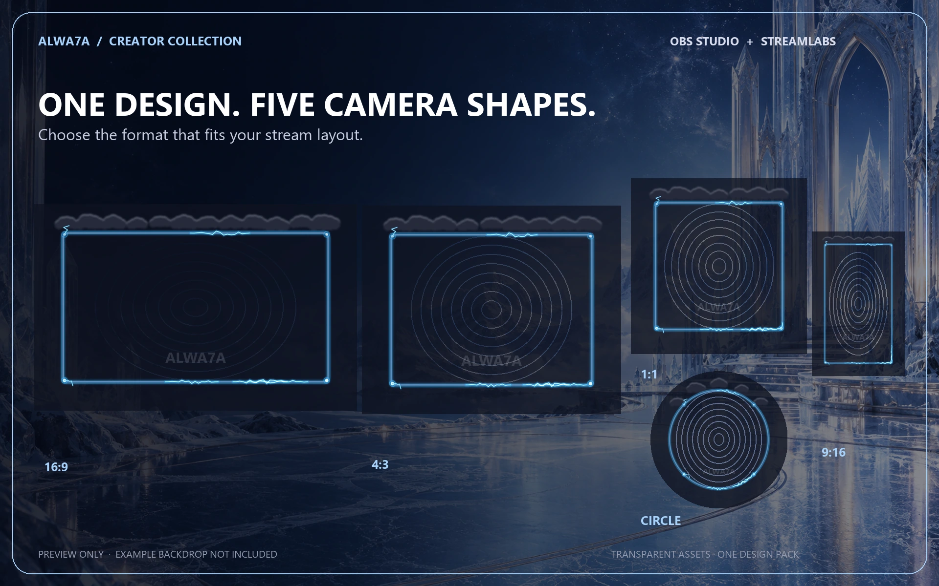 Thunder Storm — Animated Facecam Pack — Design details